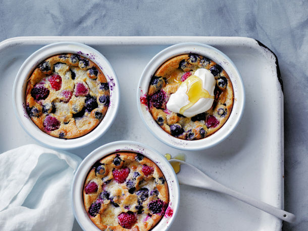 Mixed Berry Clafoutis