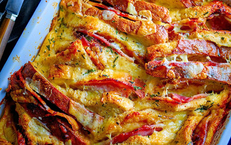 Marmite Bread Pudding